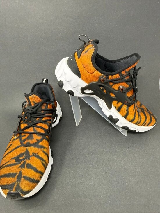 Nike React Presto Premium Tiger Print Shoes Mens 9 Sneakers